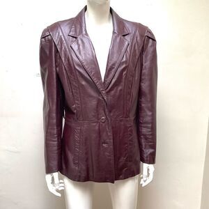 Bermans Women’s Leather Jacket Brown